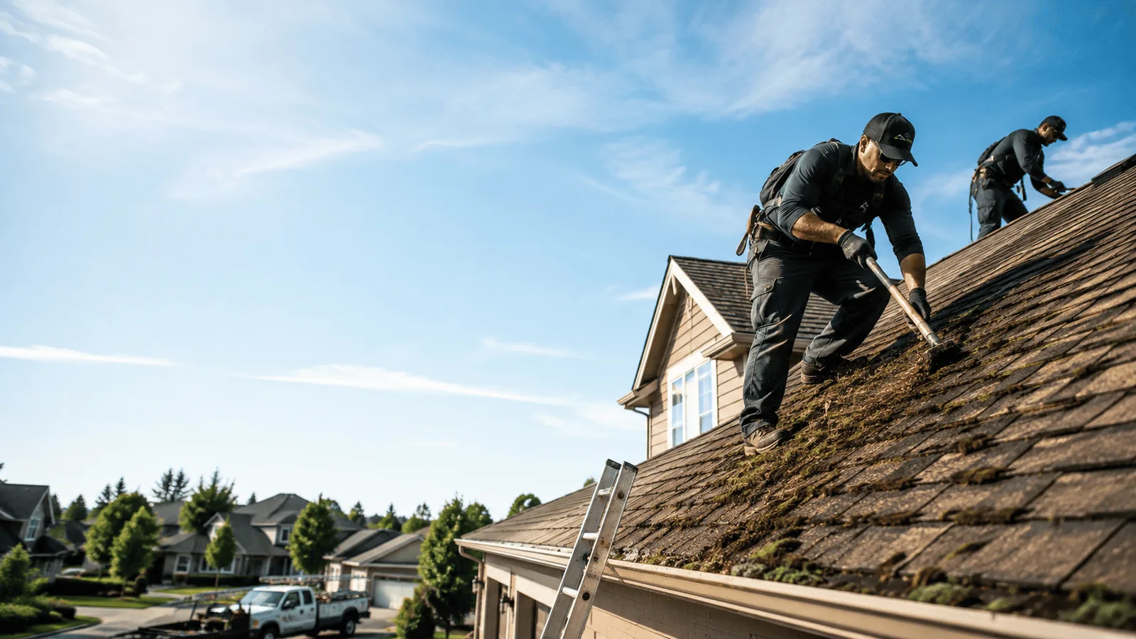 Roof Moss Removal in Bakersfield, MO near me